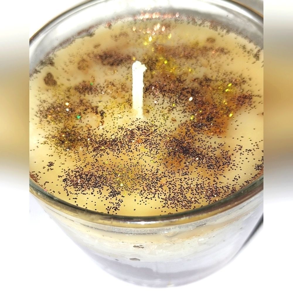 HANDCRAFTED natural Let's get baked candle